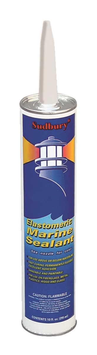 301 10 oz Elastomeric Marine Sealant, Clear