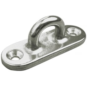 088721 3 in. Oblong Eye Plate Stainless