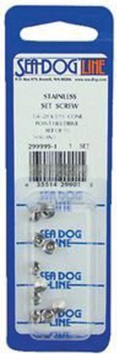 299999-1 0.25-28 x 0.18 in. Stainless Cone Point Set Screw - Set of 10