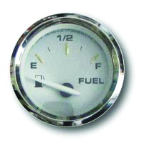 Picture of Faria 16001 Spun Silver Fuel Level Gauge