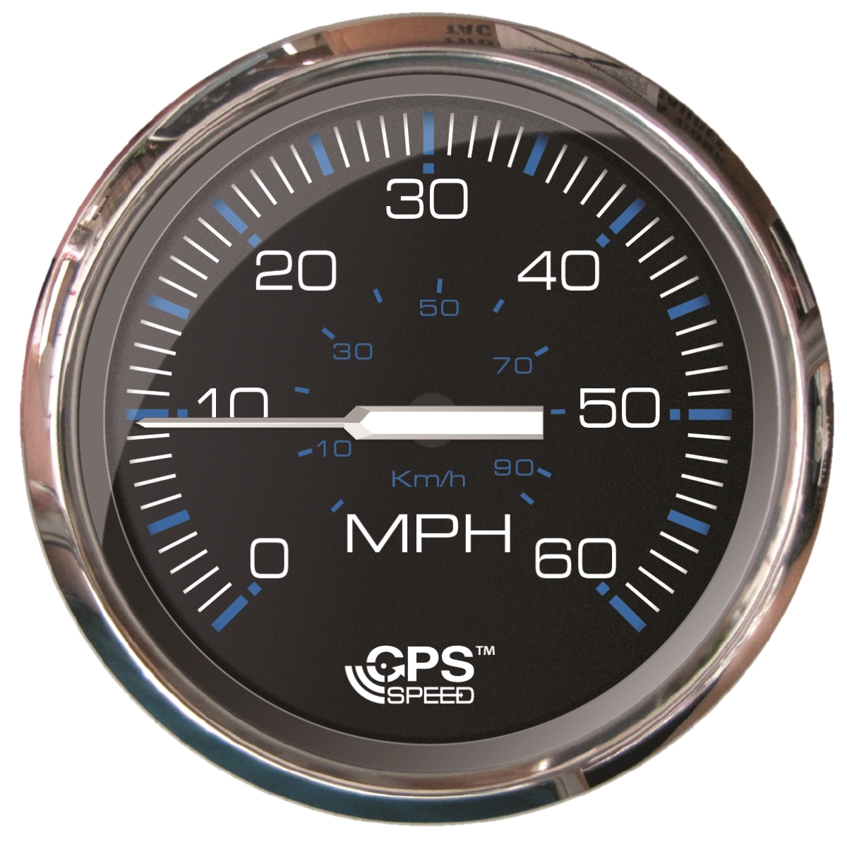 33749 60 MPH Chesapeake Black Speedometer - Black
