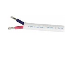 AFI 121910 100 ft. Flat 18-2 gauge 2 x 0.8 mm Electrical Standard Duplex Tinned Safety Cable -  3003.6040