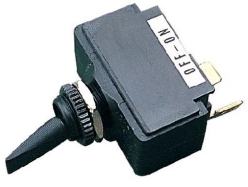 420104-1 0.37 x 0.5 in. 15A 12V On-Off Line Toggle Switch - Mom, On