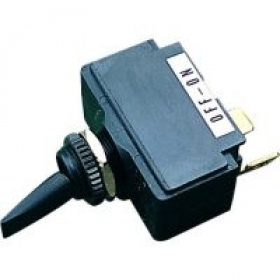 420109-1 0.37 x 0.5 in. 15A 12V Line Toggle Switch - On, Off & Mom On