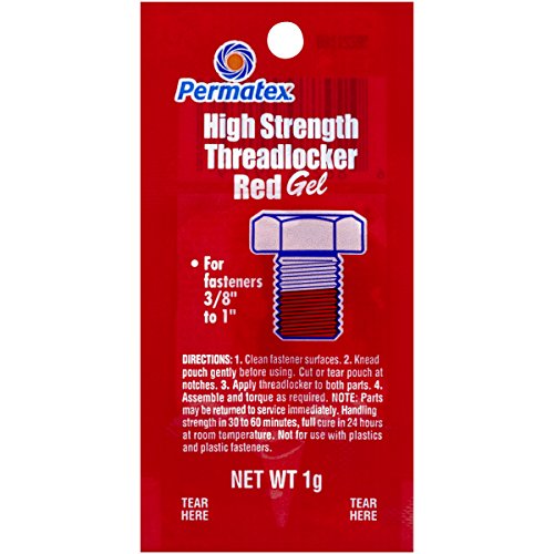 09979 Countermans Choice High Strength Threadlocker Red Gel