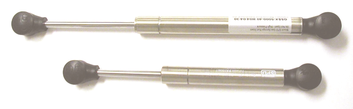 Nautalift Gas Lift Support, 17" extended, 40 lbs pressure in Black