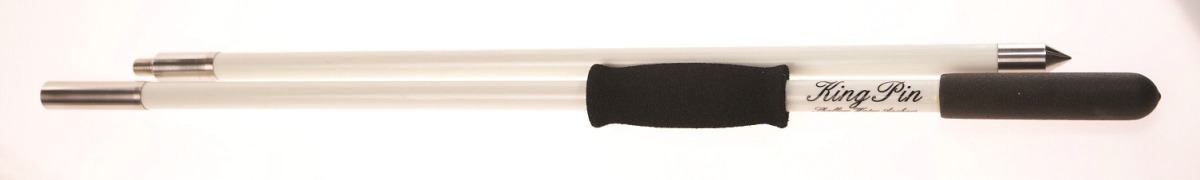 Panther Marine KPP802W 8 ft. Anchor Pole for King Pin Shallow Water Anchor System - 2 Piece, White