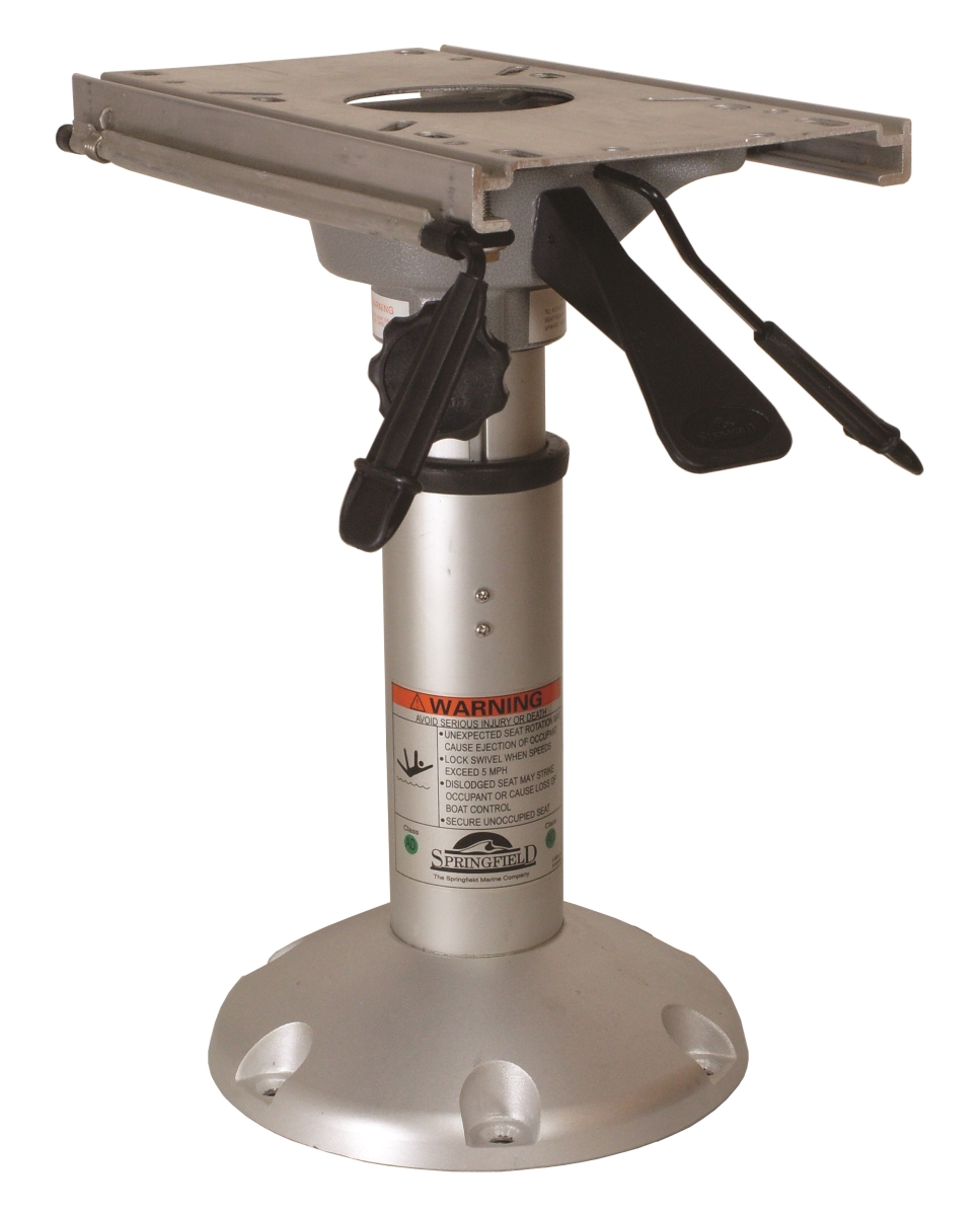 1250150-L1 Mainstay Regular Air-Powered Adjustable Non-Removable Pedestal - Driver with Slide