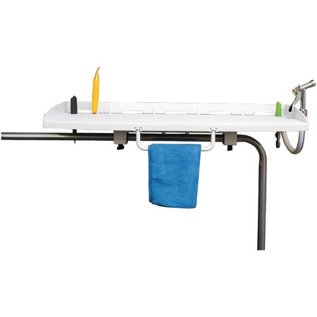 326525-5 30 in. Fillet Prep Table with Round Tube Rail Mount - Large