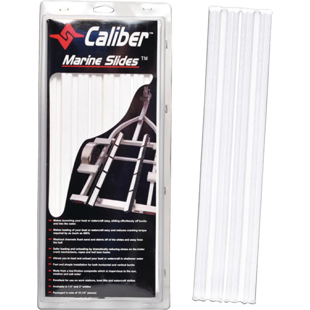 5301.3683 3 x 15 in. 23011 Marine Slides, White - Pack of 10
