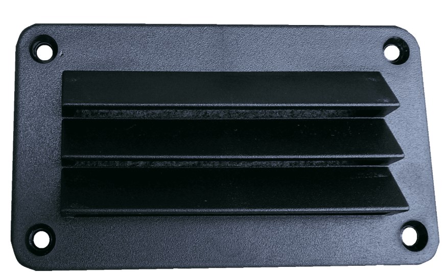 Used To Conceal Minor RV Dent Rectangular 3 Length x 5 Width With Fixed Louvers