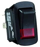12V Water Resistant Illuminated On-Off Switch