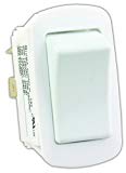 0305.1595 Water Resistant On-Off Switch, White