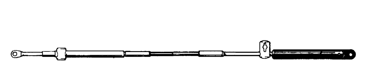 MACH36X18 18 ft. Mach36 Mercury, Mercruiser, Mariner & Volvo Control Cable