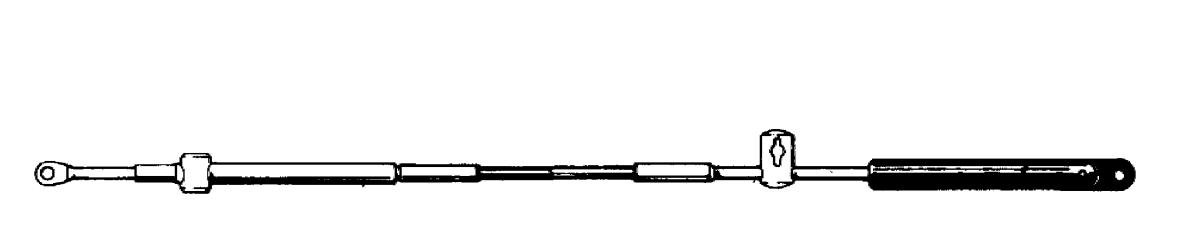 MACH5X11 11 ft. MACH5 Engine Control Cable for Mercury, Mercruiser, Mariner & Volvo