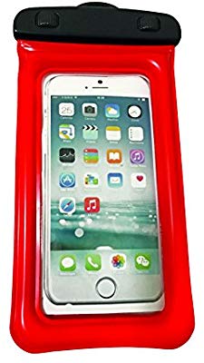 5 x 8 in. Waterproof Phone Holder, Red