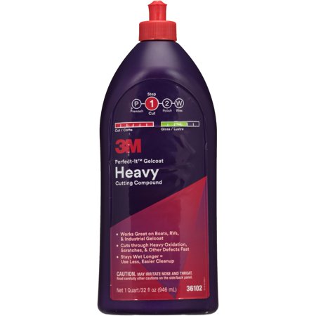 3M Perfect-It Gelcoat Heavy Cutting Compound, Quart | For Boats | by West Marine