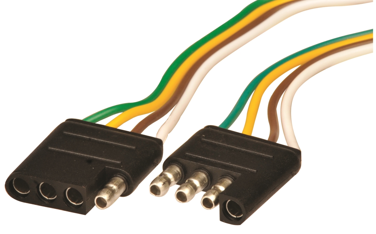 TC44054 Trailer Side Heavy Duty Connector - 4-Pole Flat