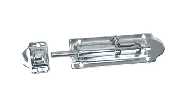 4 in. C.P. Brass Barrel Bolt