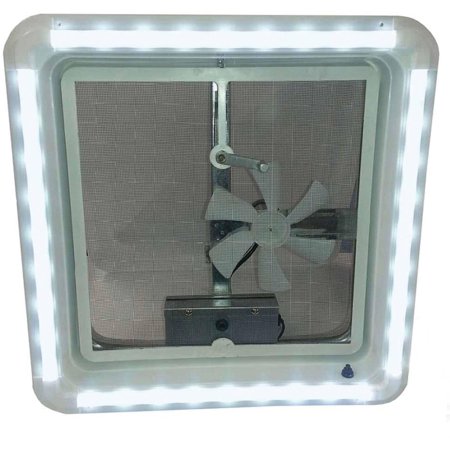 Picture of Hengs 0503.1070 LED Vent Trim Kit Clear Lens Ring Diffuser with Cool White Light