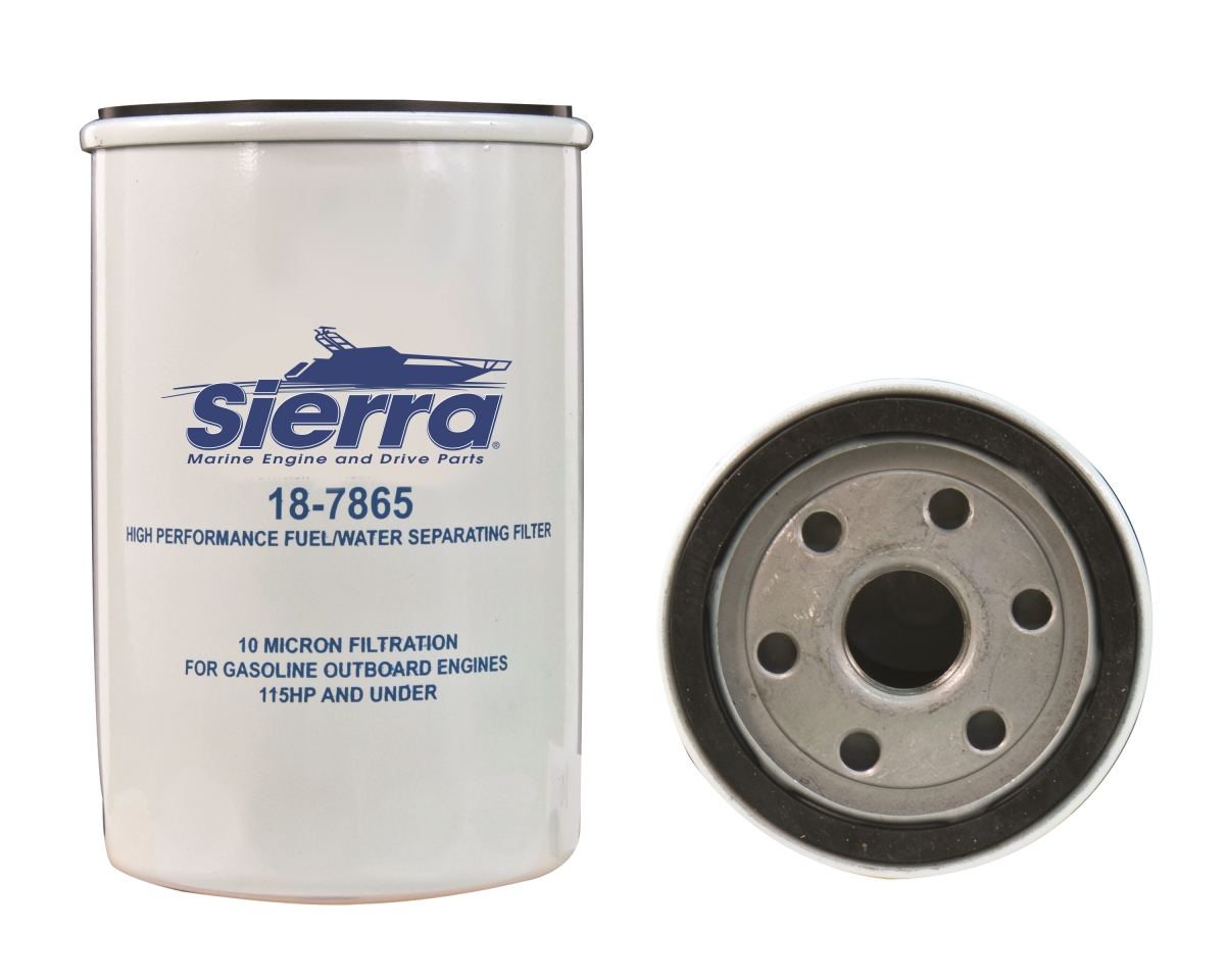 Sierra 18-7865 Compact Fuel Filter/Water Separator, 10 Micron | by West Marine