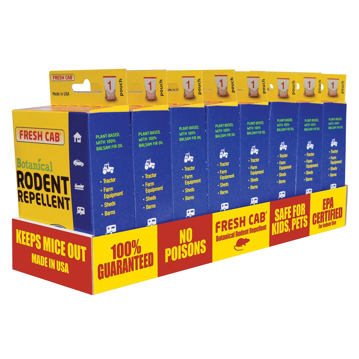 Picture of AP Products 0121.2012 Display Fresh Cab Rodent Repellent - Box of 8