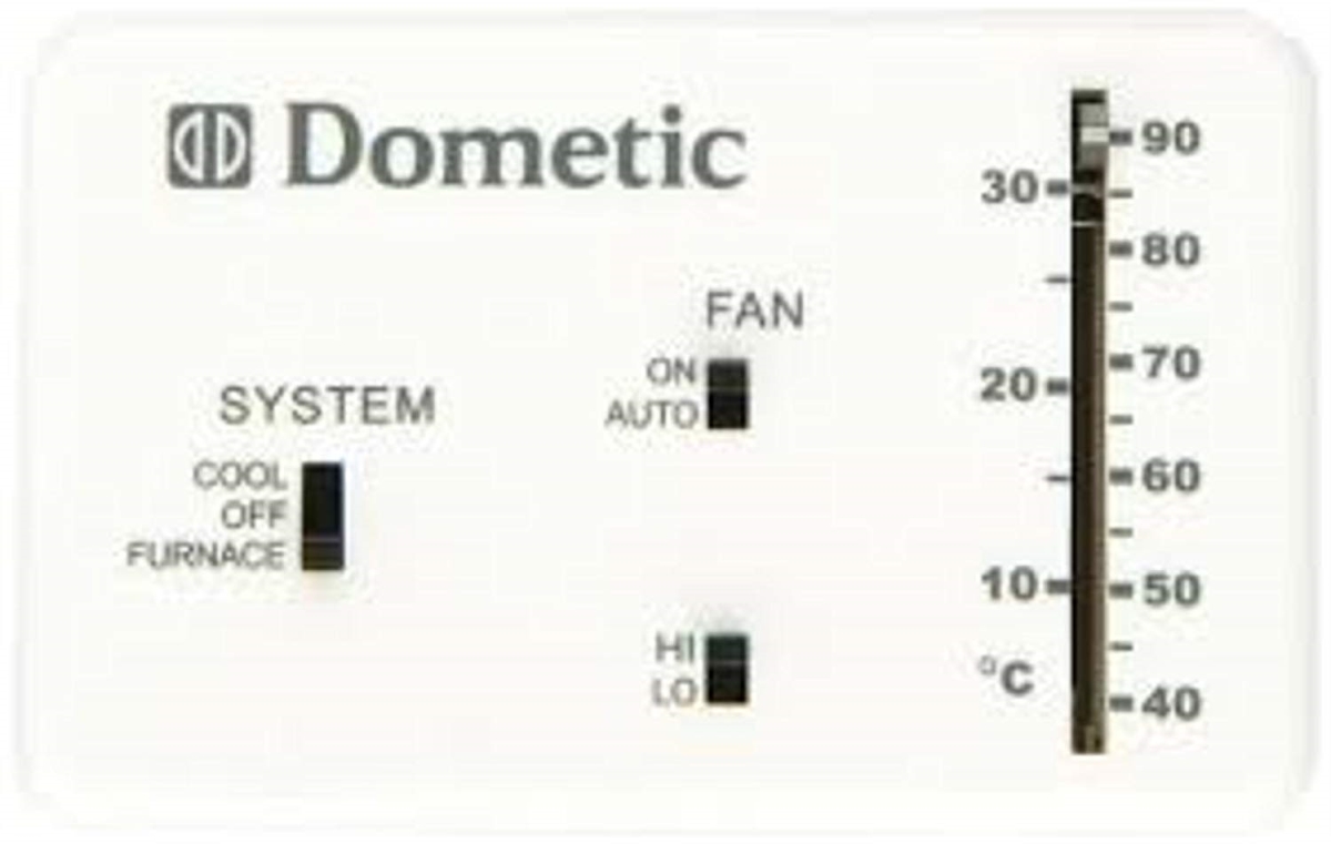 Picture of Dometic 715.1442 Relay Heat & Cool Pump with White Bluetooth CT Wall Thermostat