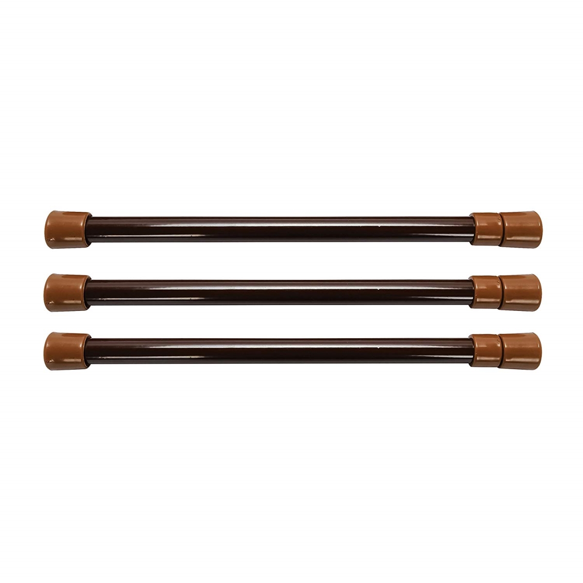 Picture of Camco 1304.4066 10 to 17 in. 44066 Cupboard Bars&#44; Brown - Pack of 3