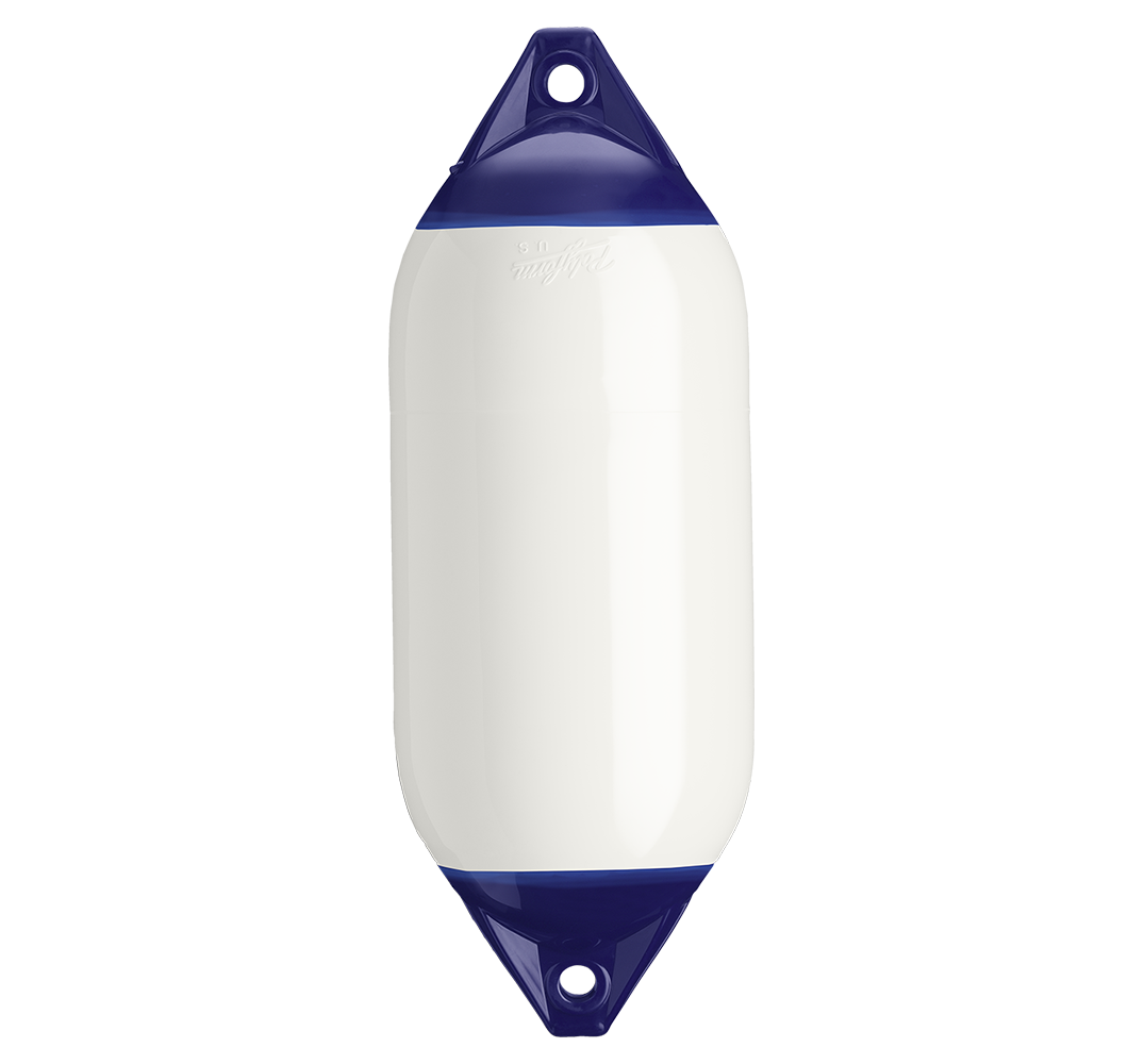 11 x 30 in. F-Series Boat Fender, White