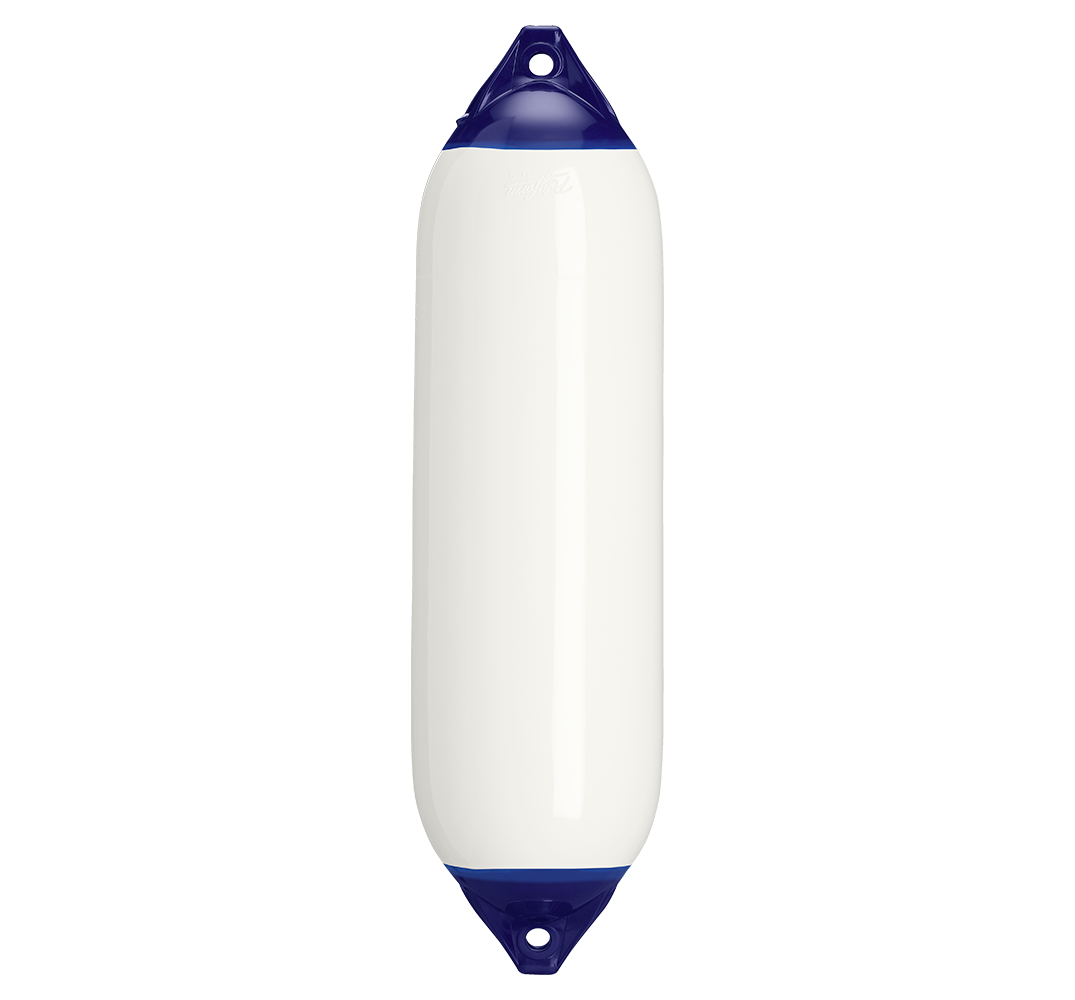 11 x 42 in. F-Series Boat Fender, White