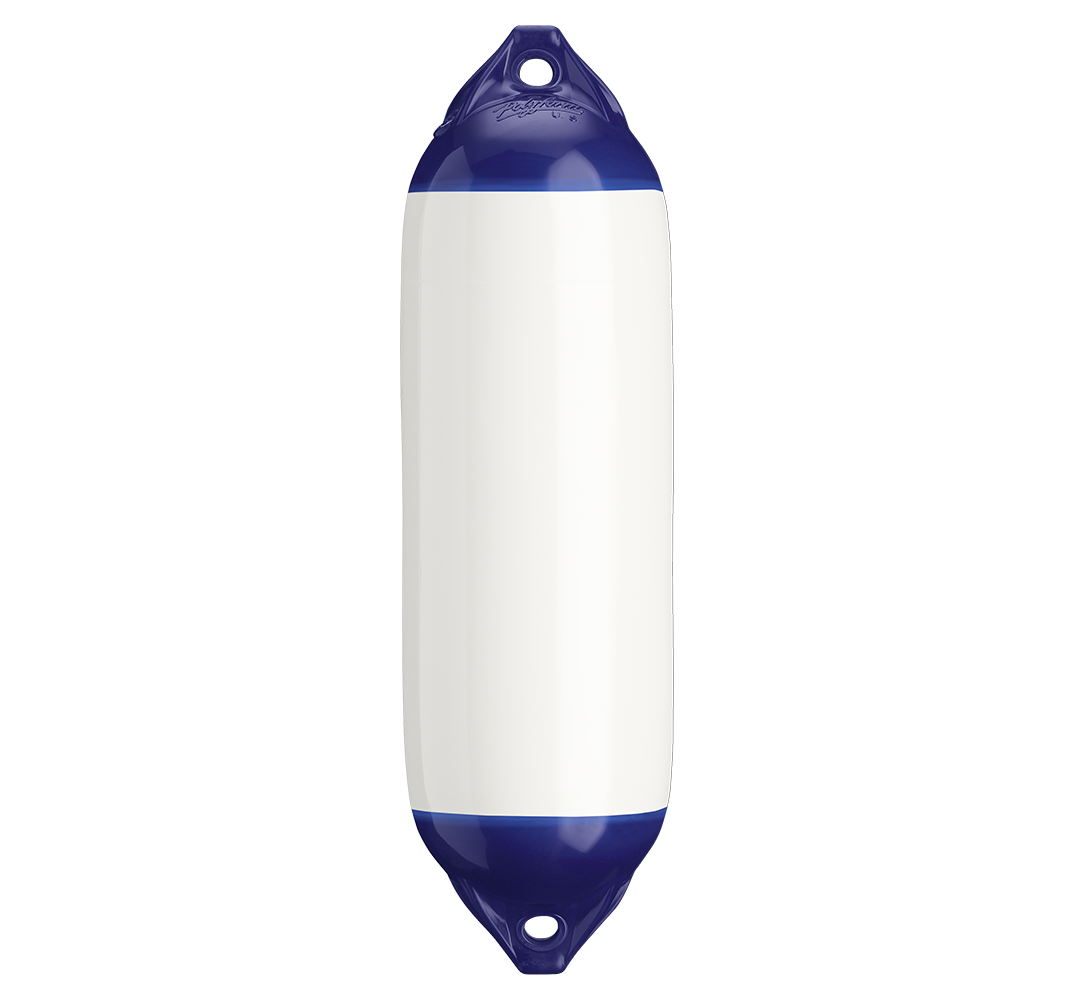 3006.5143 7.5 x 26 in. F-Series Boat Fender, White