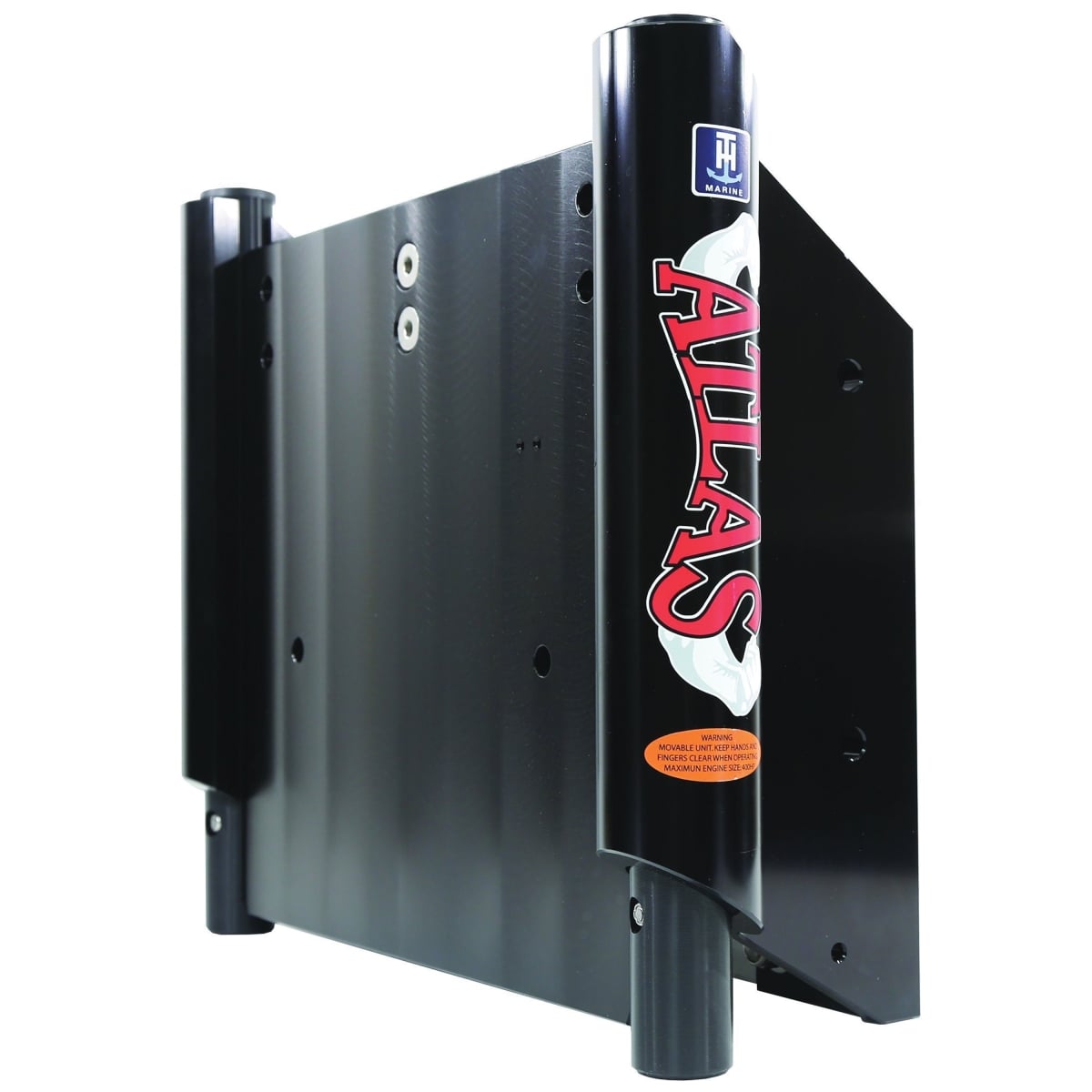 3003.8142 AHJ-6V-B-DP Hydraulic Jack Plate Setback - Black, 6 in.