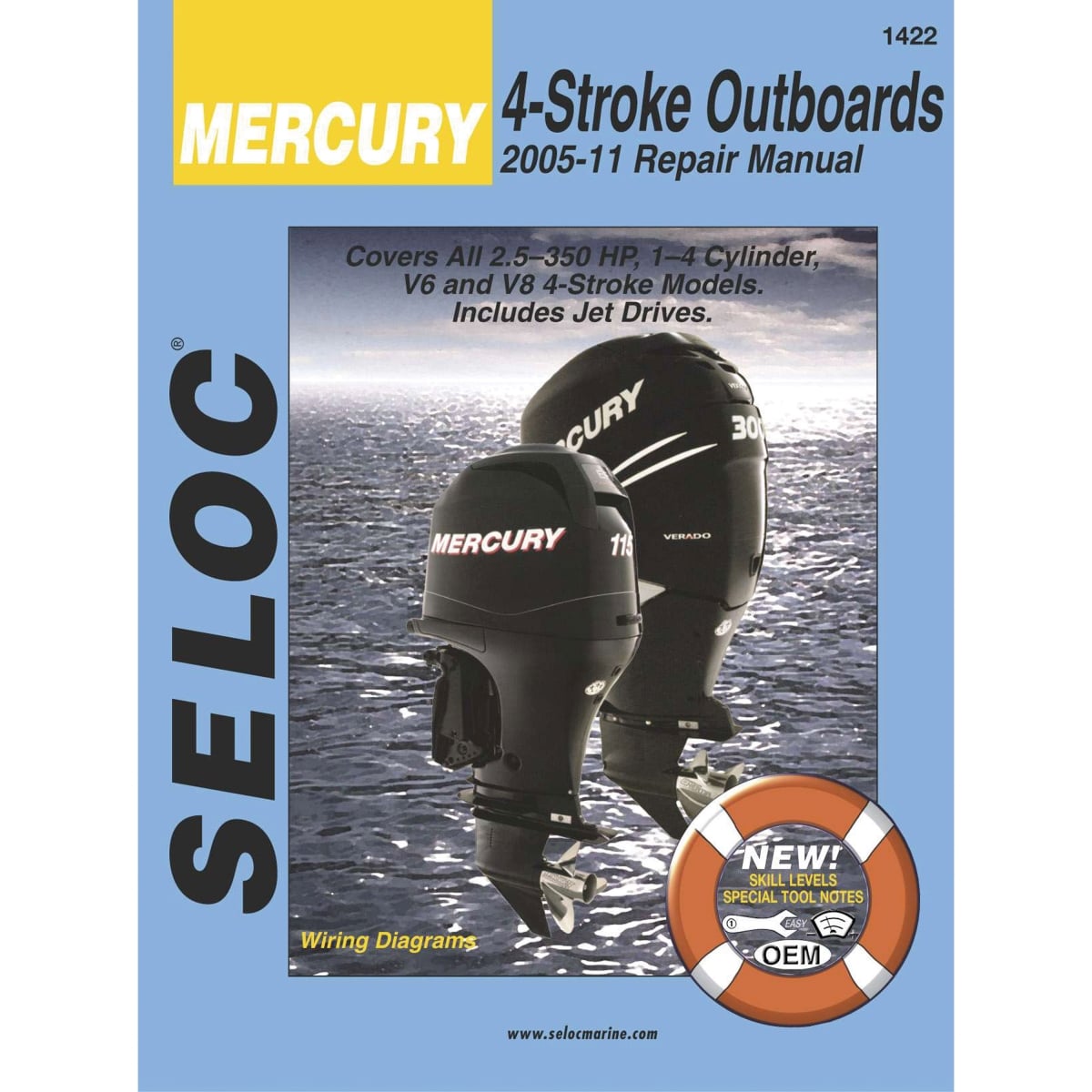 Seloc Outboard Repair Manual For Mercury/Mariner 4-Stroke Engines | Camping World