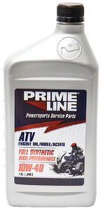 Prime Line Oil, Atv Engine 10W40 High Perf Full Synthetic Qt