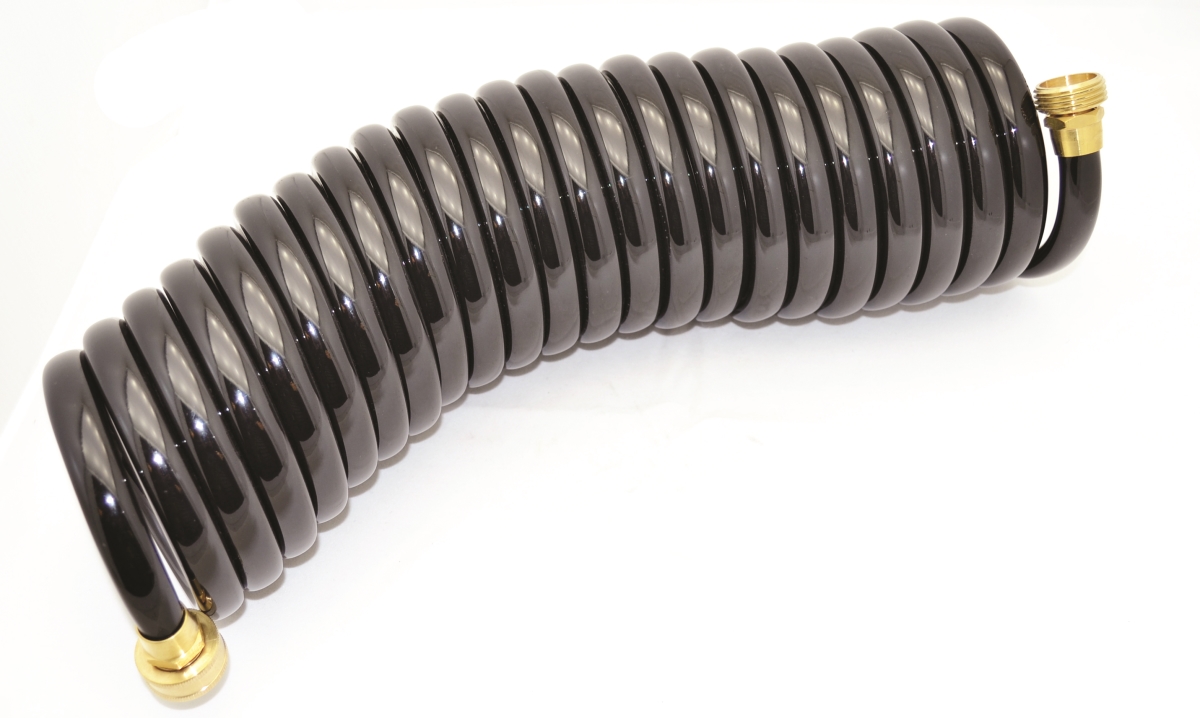 Coiled Wash Down Hose 25' 1/2" Diameter