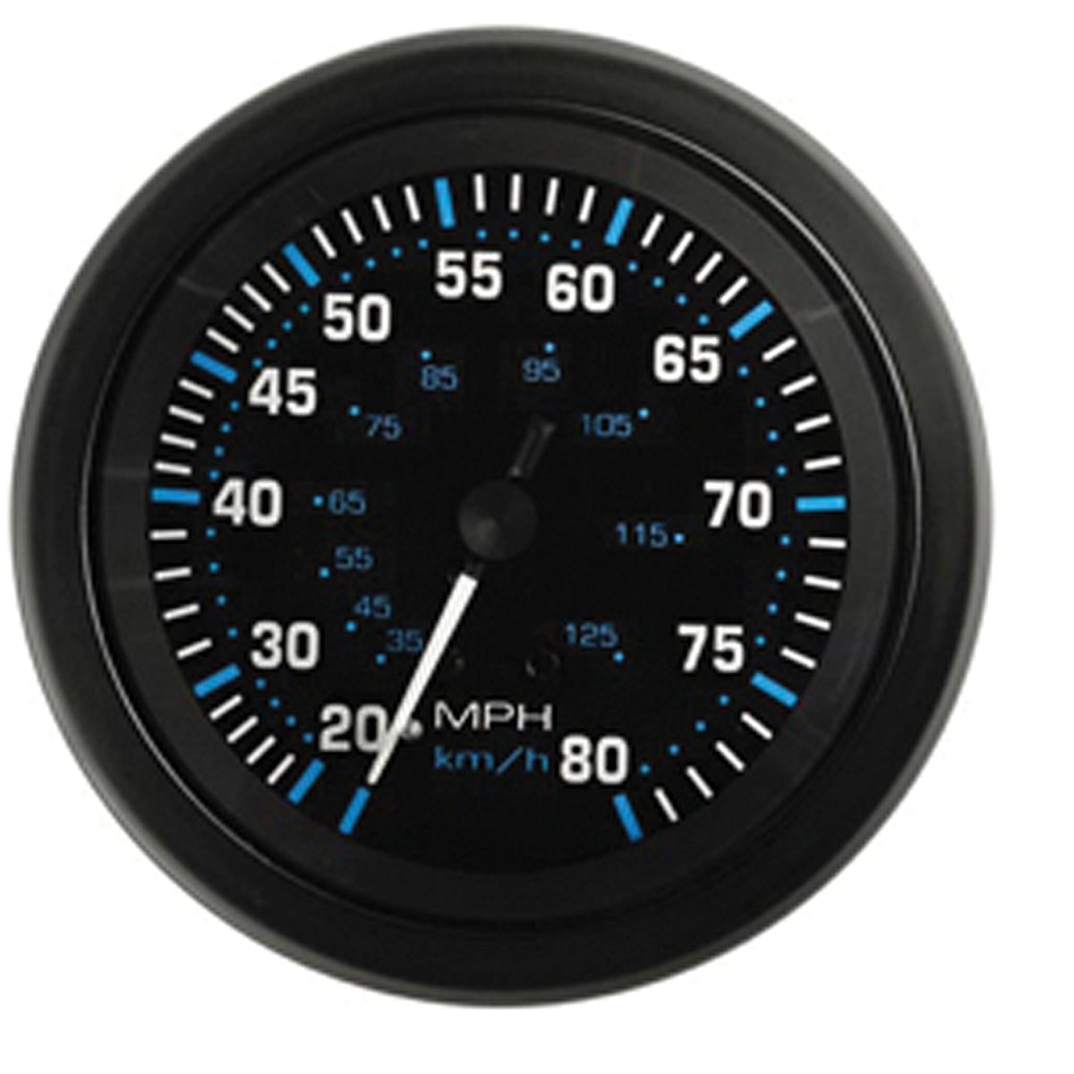 Sierra Eclipse Series Oil Pressure Gauge, 80 psi | by West Marine