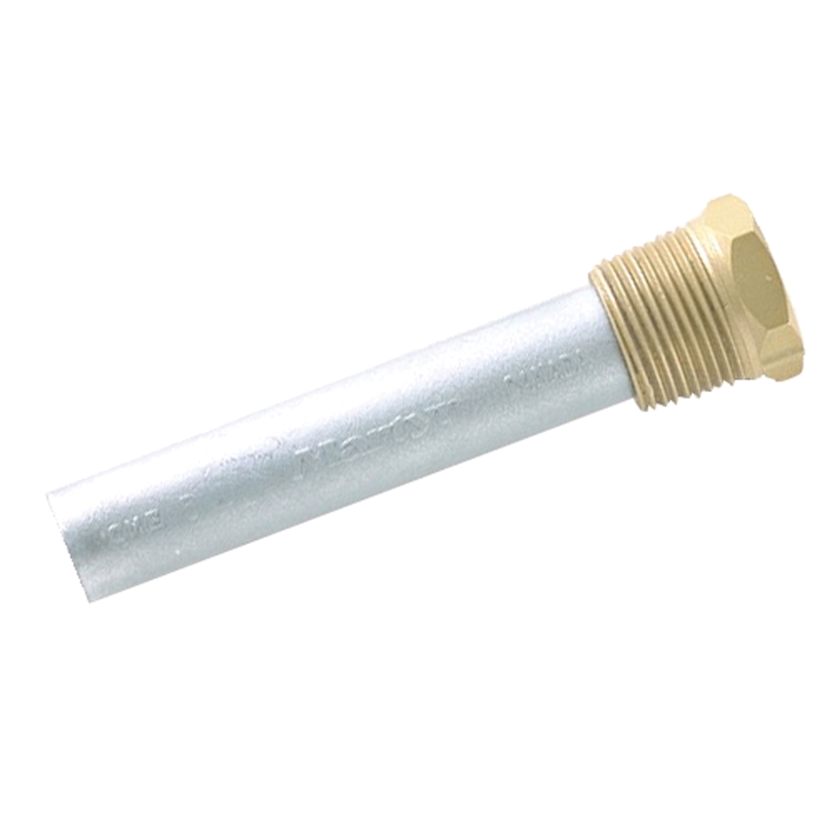 Martyr Anode with Plug, Length: 2" (51mm), Diameter: 3/8" (10mm), NPT: 3/8", UNC: 7/16" | For Boats | by West Marine
