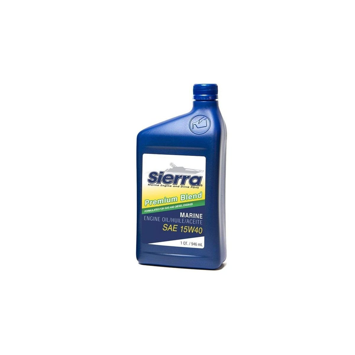 Sierra 15W-40 Conventional Diesel Engine Oil, 1 Quart | by West Marine
