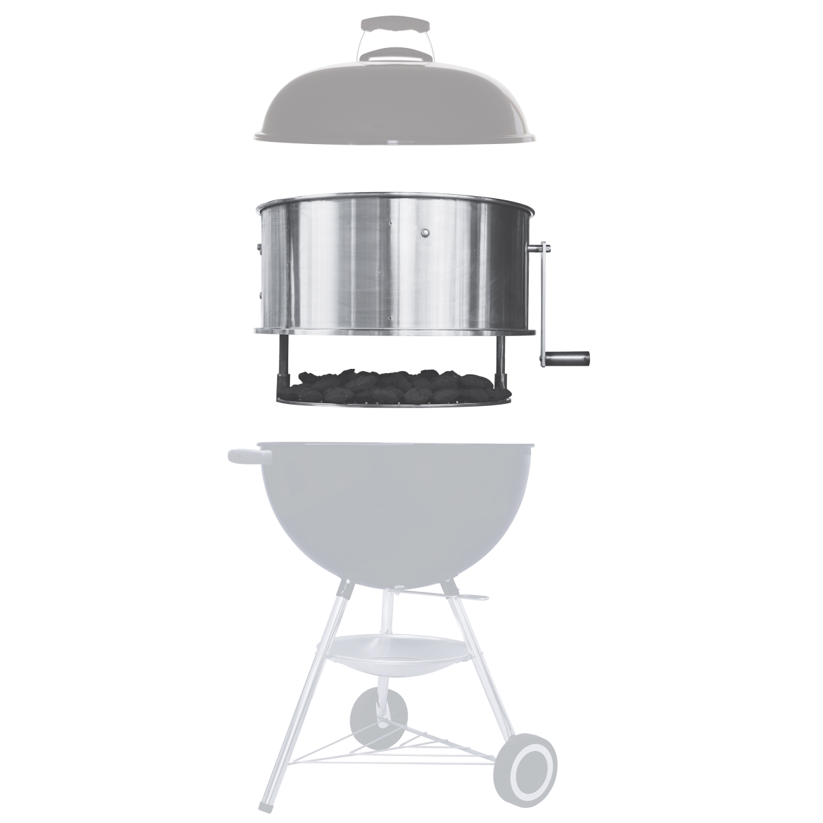 Picture of Extreme Max 4001.0012 22.5 in. Caliente Argentine & Tuscan Style Grill Kit