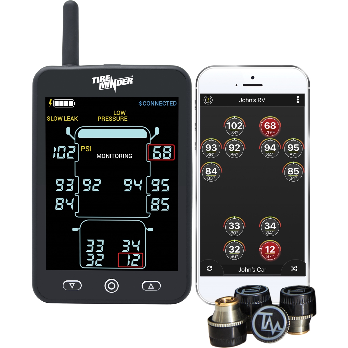TM22129 Tire Monitor A1As with 4 Trans
