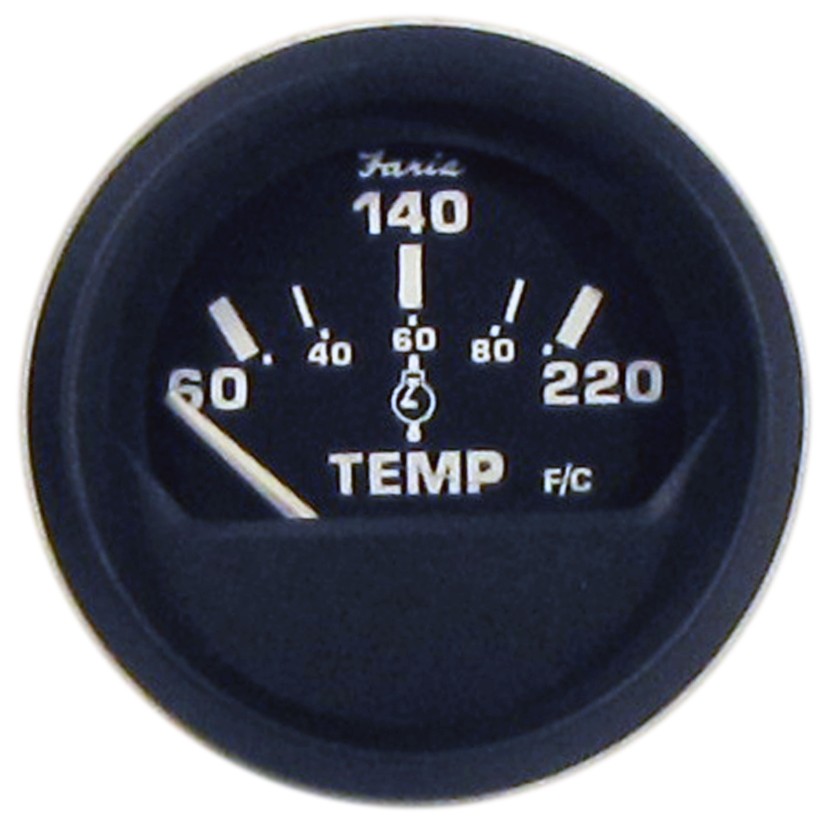 12819 Euro Cylinder Head Temperature Gauge with Sender - 2 in.