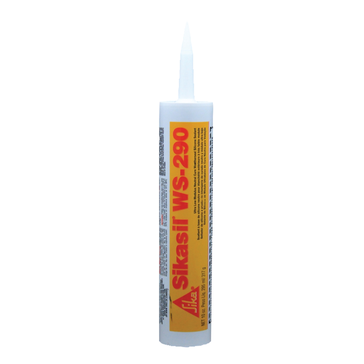 Picture of AP Products 911.123 017-412128 Sikasil WS-290 Low-Mod Sealant - 295 ml Cartridge&#44; Black