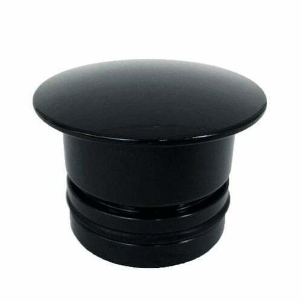 Bob's Machine Pedestal Seat O-Ring Sealed Deck Plug - Black - 1.77'