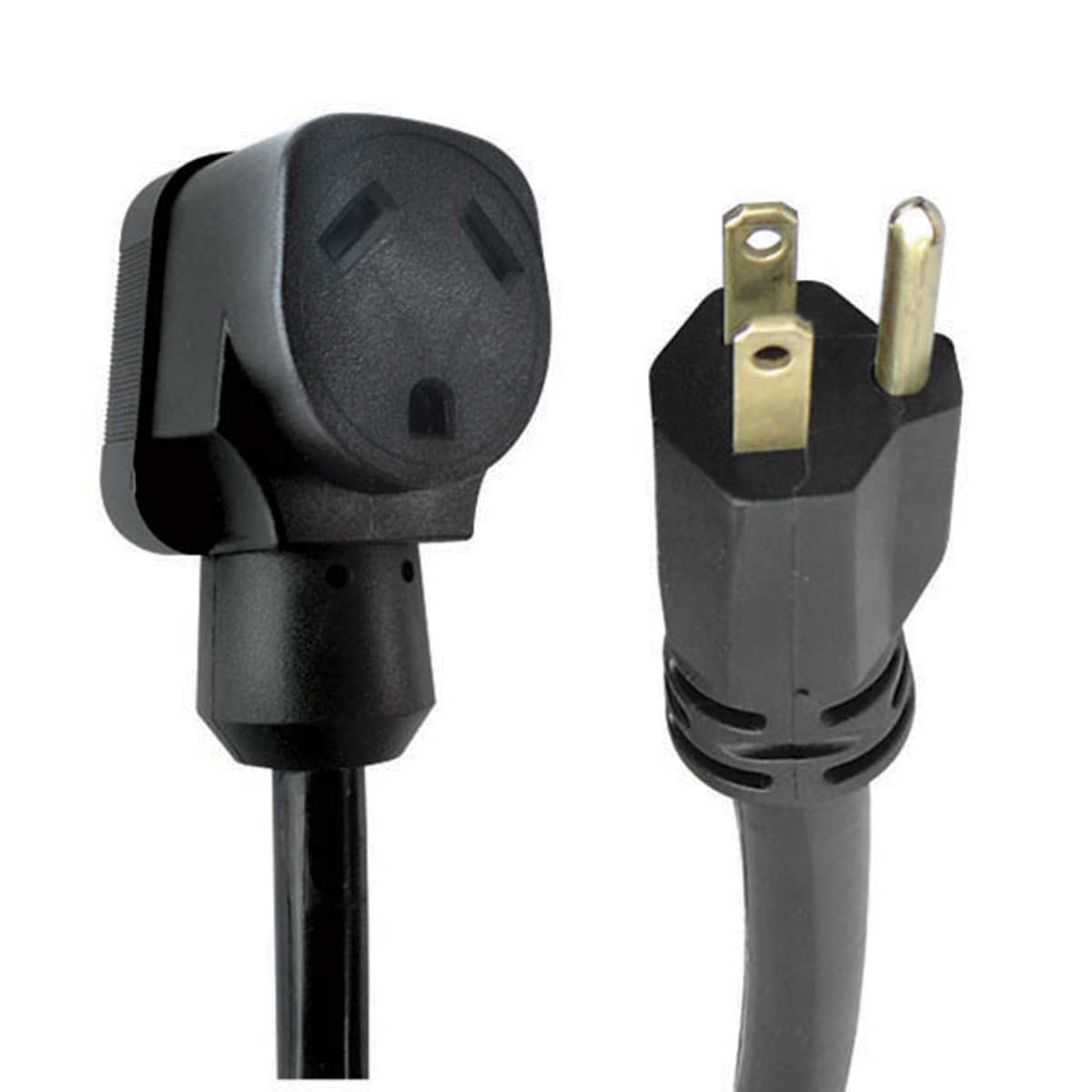 9311.1220 12 in. 15-30A 5-15P 1 Outlet 3.3 Gauge Adapter Extension Cord