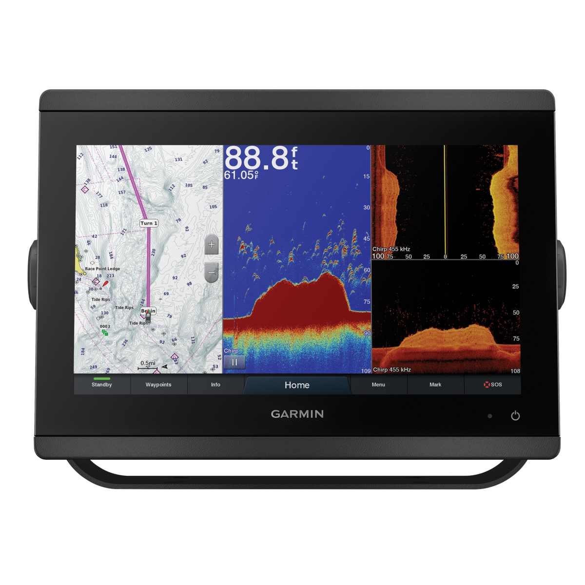 Picture of Garmin 3005.4686 12 in. Fish Finder & Chartplotter with Mapping & Sonar
