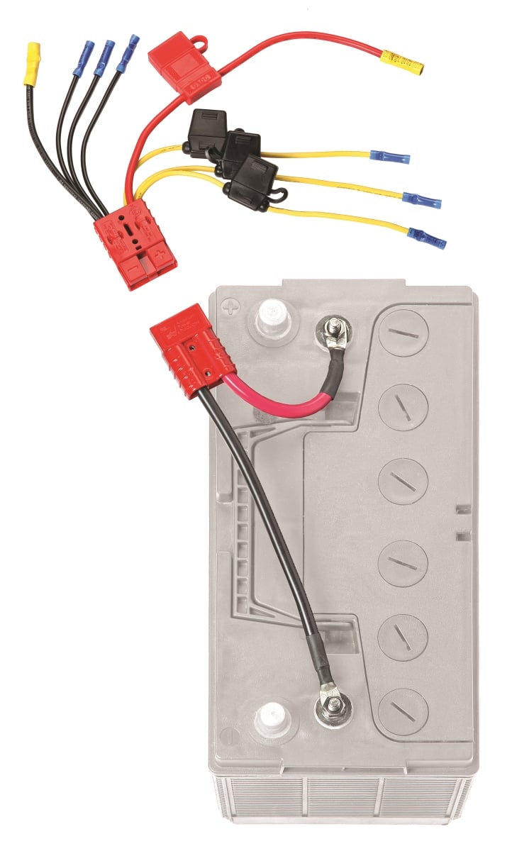 Connect-Ease 12 Volt Multi (4) Fused Connection Kit Fuses Included, Lithium Compatible | by West Marine