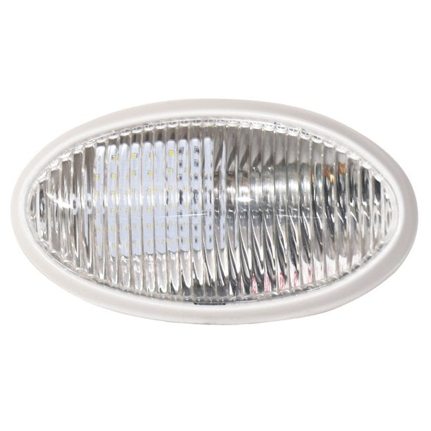 By Valterra Products  Utility & Porch Light with On Off Switch, White