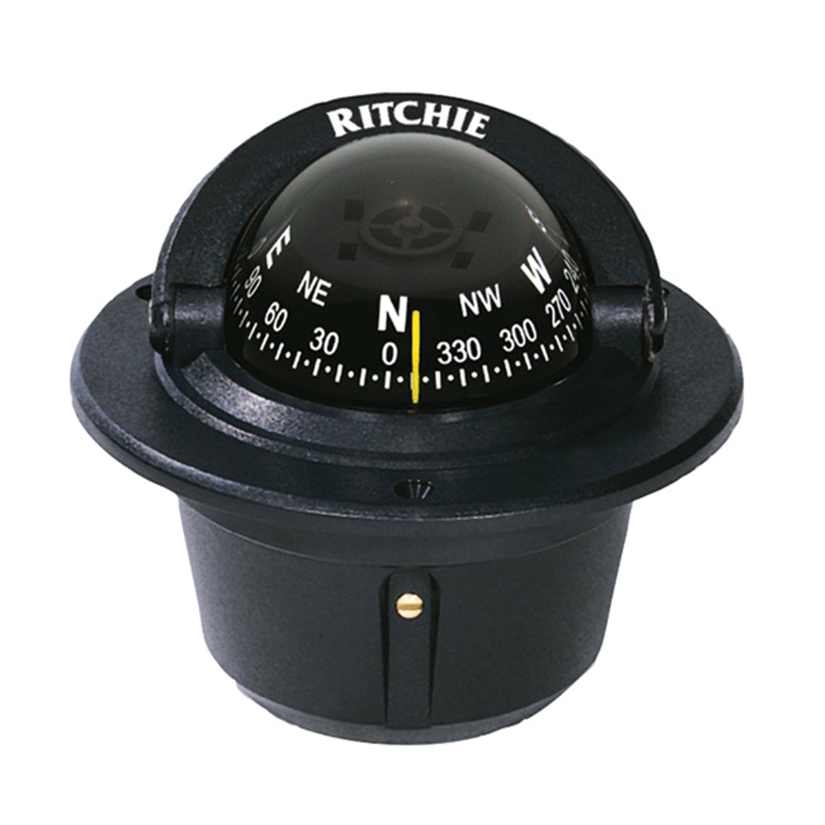 Picture of Ritchie Navigation 3003.2094.1 F-50-1 Explorer Compass - Flush Mount&#44; Black with Black Dial