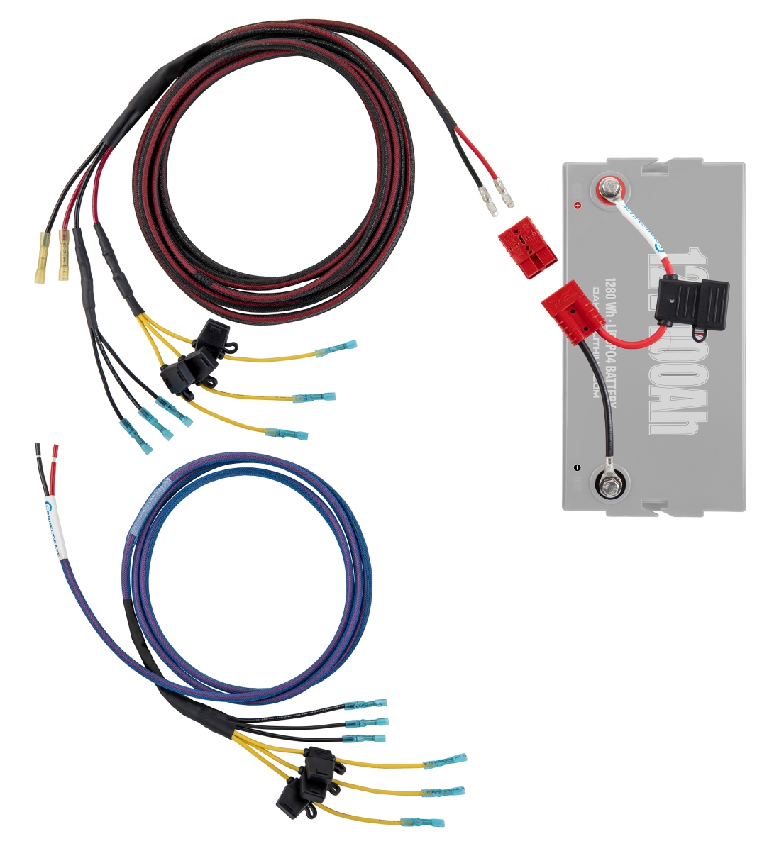 Camping World Connect Ease 12-Volt Graph Power Rigger 16'-18' Console/Front Deck Boat Wiring Kit, Lithium Compatible