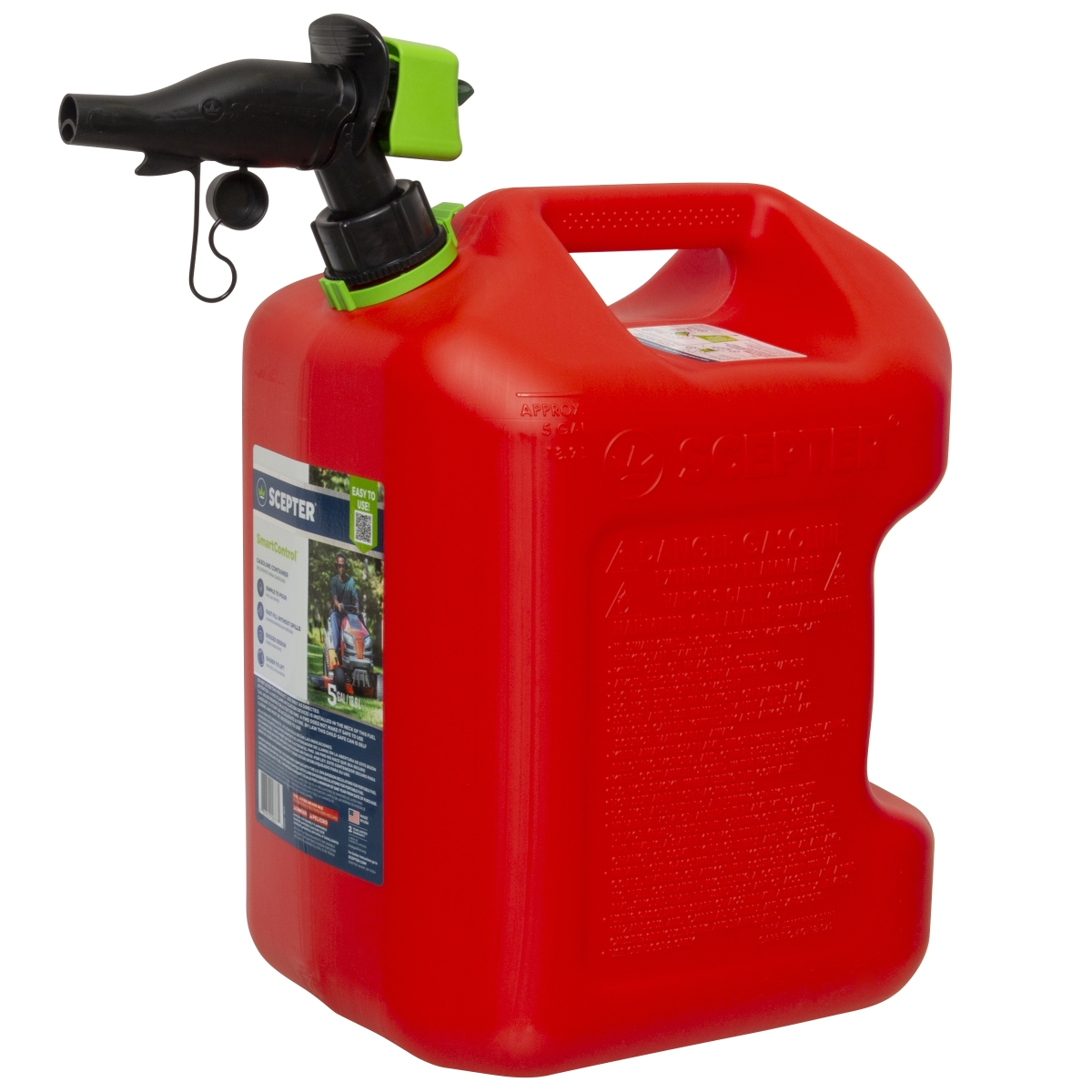 Picture of Scepter 3004.1581 5 gal SmartControl Gas Can with Rear Handle